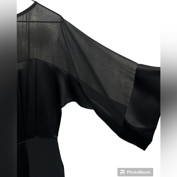 Italian Made Elisabetta Franchi Black Dress Luxury Collection Size 44 - Picture 3 of 10